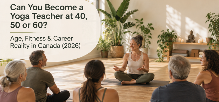 Can You Become a Yoga Teacher at 40, 50 or 60? Age, Fitness & Career Reality in Canada (2026)